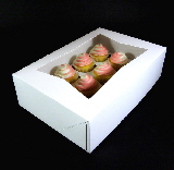 12 cupcake box with window