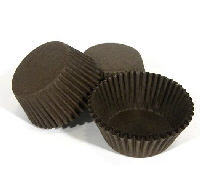 cupcake liner brown 2